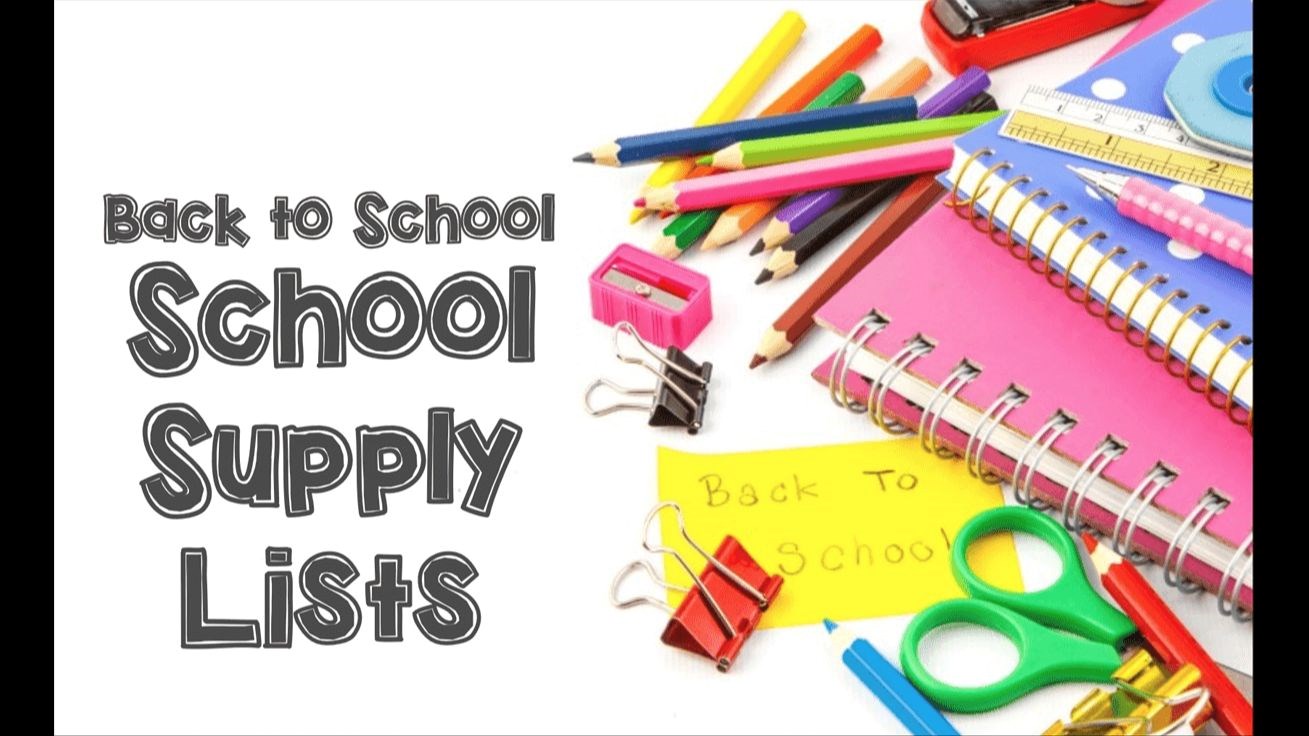 School Supply Lists